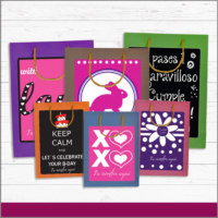 Bolsas Personalizadas de Colores con las Imágenes Que Más Te Guste para Cualquier Festividad