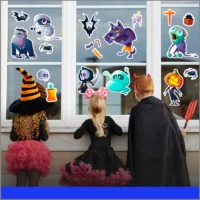 Viniles para ventanas, puertas y paredes de Halloween
