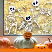 Viniles decorativos para puertas y ventanas de día de muertos