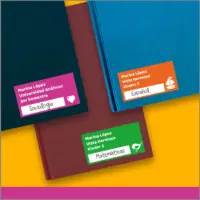 Etiquetas personalizables para cuadreno de vinil autoadherible