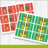 Etiquetas personalizadas para calzado infantil