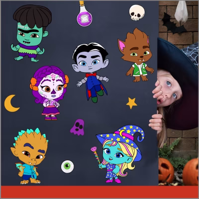 Etiquetas de Super Monster