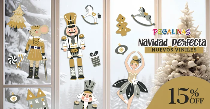 Navidad en Pegalinas. Vinilos para pared y ventanas