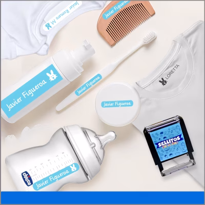 Paquete Baby Guardería con sello para ropa
