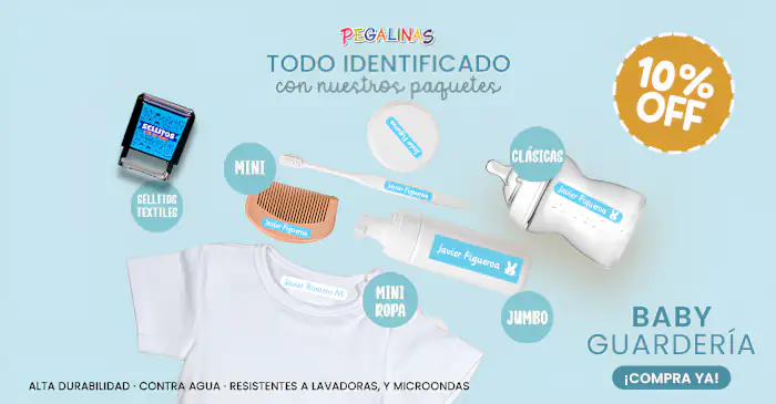 Etiquetas para bebé personalizadas