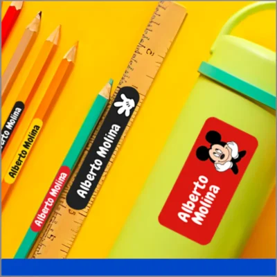 Etiquetas de vinil personalizables: disney