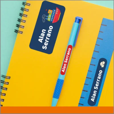 Etiquetas de vinil personalizables: mar