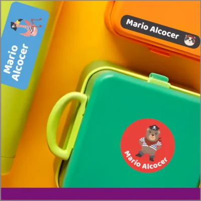 Etiquetas de vinil personalizables: piratas