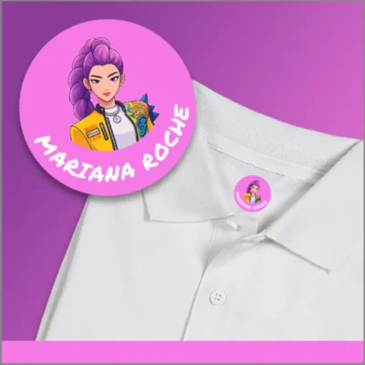 Etiquetas para ropa personalizables: más personajes populares