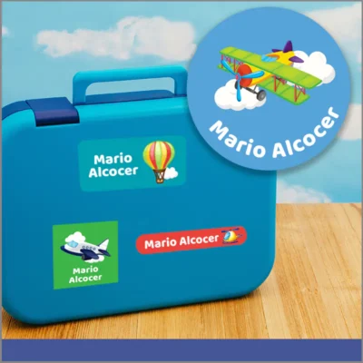 Etiquetas de vinil personalizables: universo