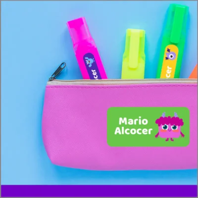 Etiquetas de vinil personalizables: universo