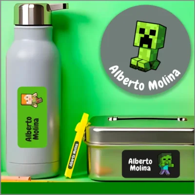 Etiquetas de vinil personalizables: videojuegos