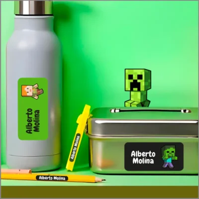 Etiquetas de vinil personalizables: videojuegos