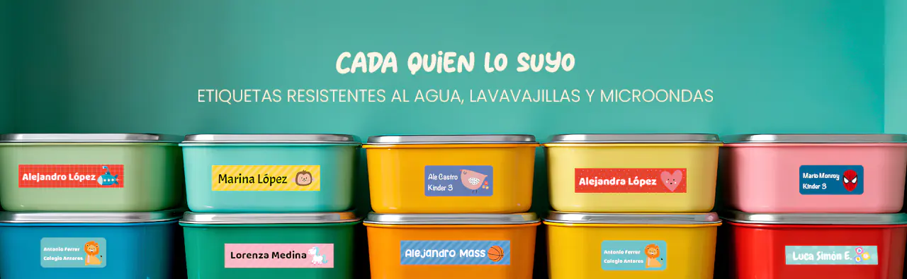 Etiquetas personalizables de vinilo a color Etiquetas personalizables de vinilo a color