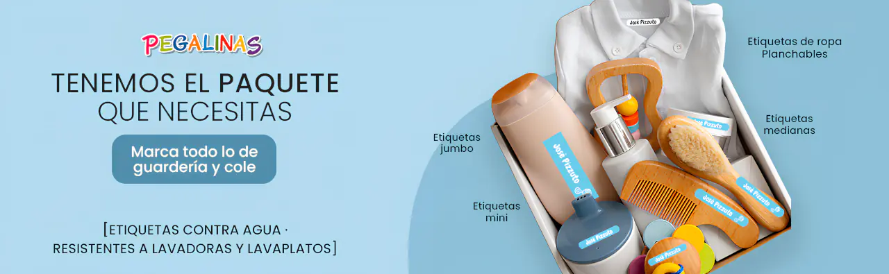 Etiquetas personalizables para guardería Etiquetas personalizables para guardería