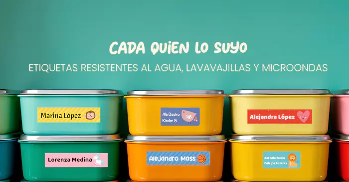 Etiquetas personalizables de vinilo a color Etiquetas personalizables de vinilo a color