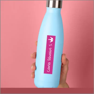 Etiquetas de vinilo personalizables grandes