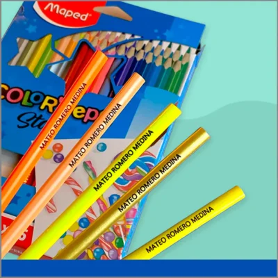 Lapices con grabado personalizado