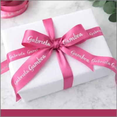 Listones personalizados para regalo