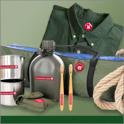 Paquete de vinilos personalizables para campamento