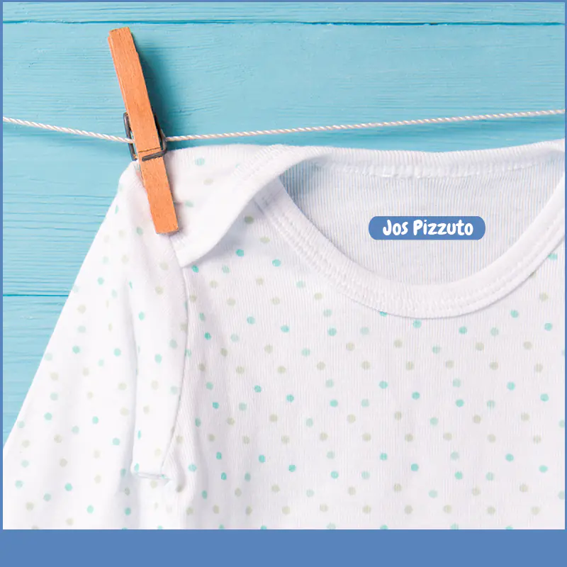 Etiquetas personalizables para ropa