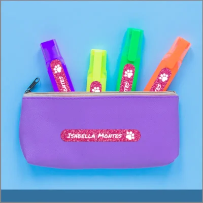 Etiquetas brillantes de vinilo personalizables