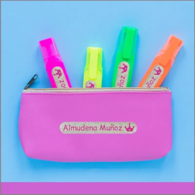 Etiquetas personalizables brillantes
