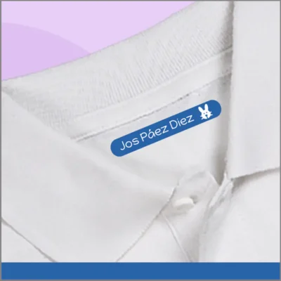 Etiquetas personalizables para ropa