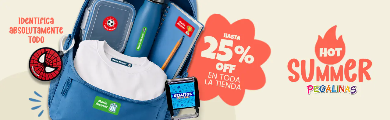 Regreso a clases 2026 - Etiquetas personalizadas - Hot Summer Regreso a clases 2026 - Etiquetas personalizadas - Hot Summer