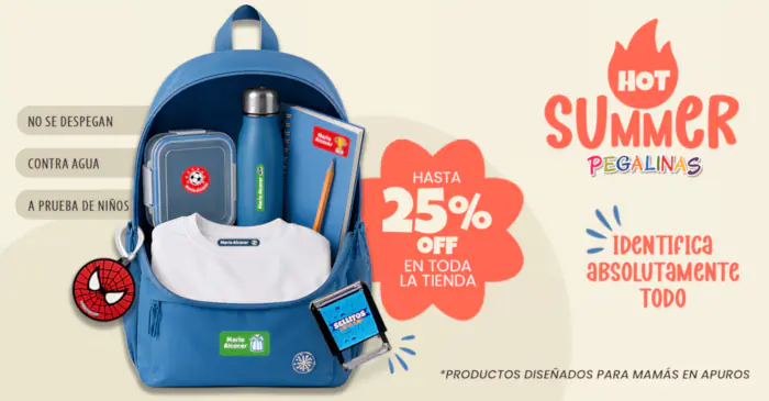 Regreso a clases 2026 - Etiquetas personalizadas - Hot Summer Regreso a clases 2026 - Etiquetas personalizadas - Hot Summer