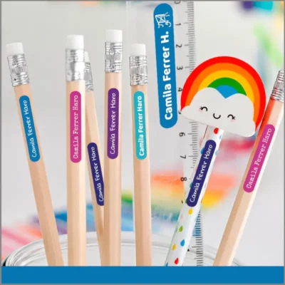 Etiquetas de vinil mini personalizables