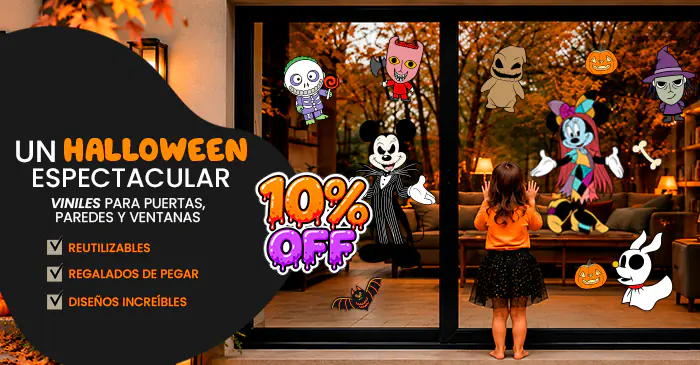 Etiquetas de Halloween para ventanas, puertas y paredes Etiquetas de Halloween para ventanas, puertas y paredes