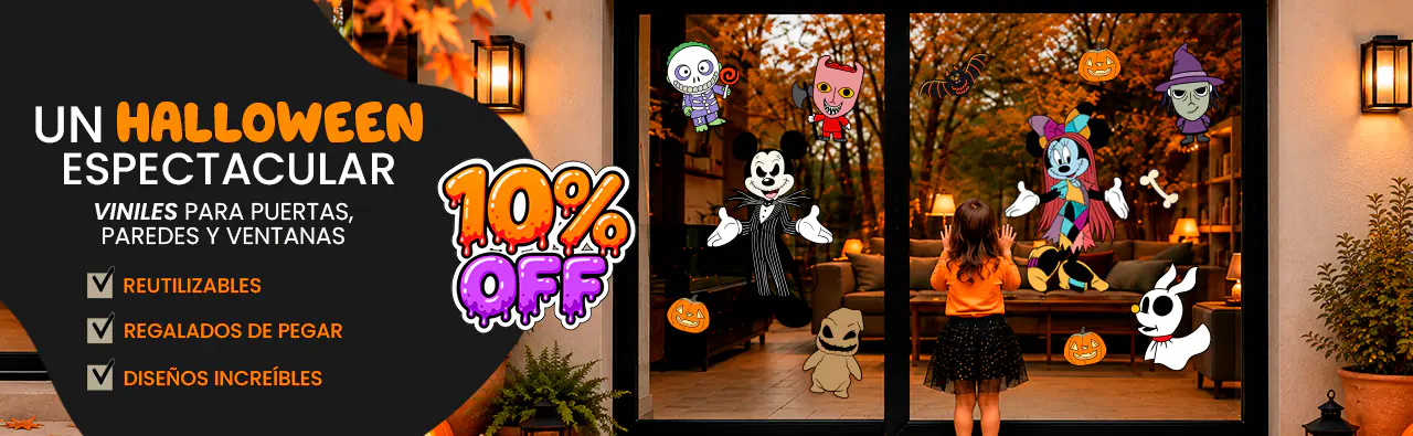 Etiquetas de Halloween para ventanas, puertas y paredes Etiquetas de Halloween para ventanas, puertas y paredes
