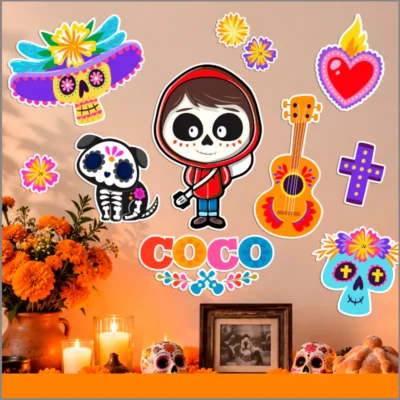 Vinilos adhesivos para puertas, paredes y ventanas: Coco